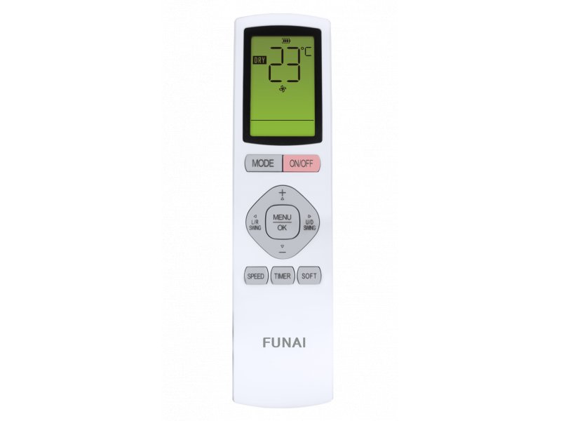 Funai RAC-I-KM30HP.D01 пульт управления с ЖК-дисплеем кнопки режимов температуры и скорости вентилятора
