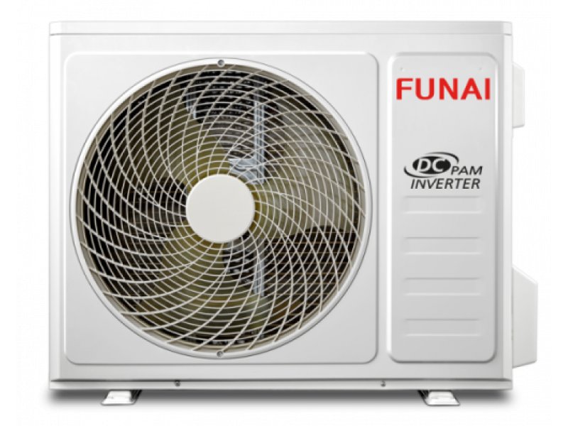 Funai RAC-I-SZ30HP.D01 наружный блок с вентилятором и маркировкой DC PAM INVERTER