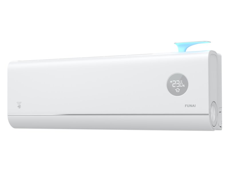 Funai Soyokaze Inverter RAC-I-SZ35HP.D01 боковой профиль внутреннего блока компактный корпус