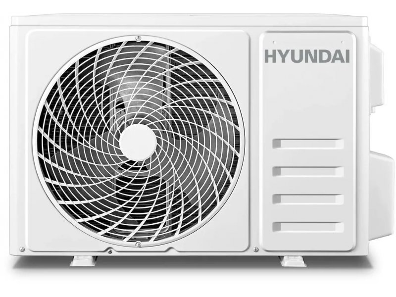 Hyundai HAC-24i/T-PRO наружный блок с логотипом — вид спереди