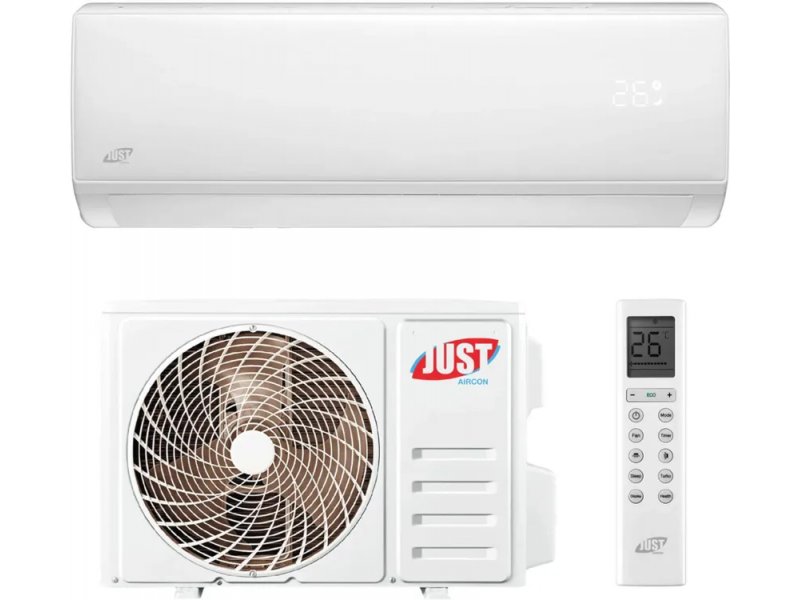 Just Aircon JAC-12HPSA/IF — сплит-система в интерьере жилой комнаты