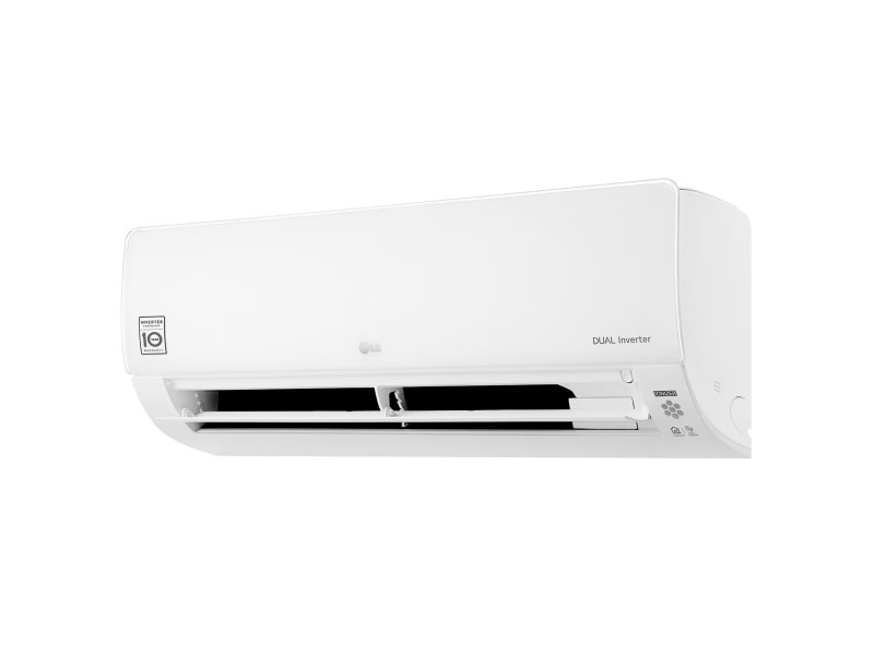 LG ProCool B24TS &mdash; вид сбоку, открытая нижняя панель, разъёмы и панель управления