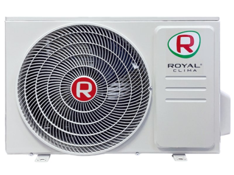 Royal Clima Felicita RC-FC35HN наружный блок компрессор вентилятор логотип вид спереди