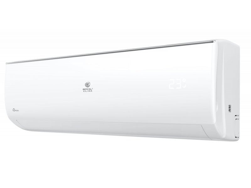 Royal Clima RC-GL28HN боковой профиль внутреннего блока компактный корпус 201 мм глубина