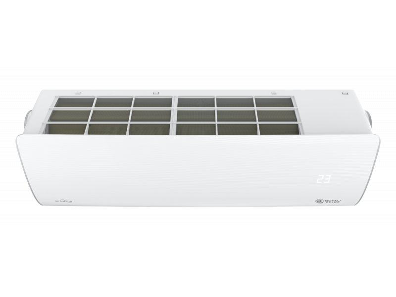 Royal Clima RCI-AR35HN наружный блок с открытой крышкой &mdash; внутренние ламели и конструкция теплообменника