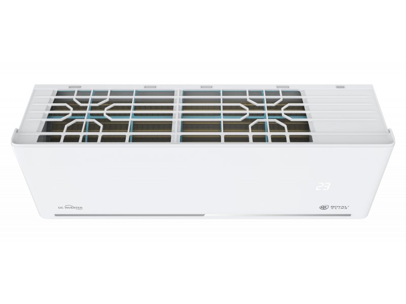 Royal Clima RCI-FC28HN фильтры воздуха с голубой LED-подсветкой — вид с открытой крышкой