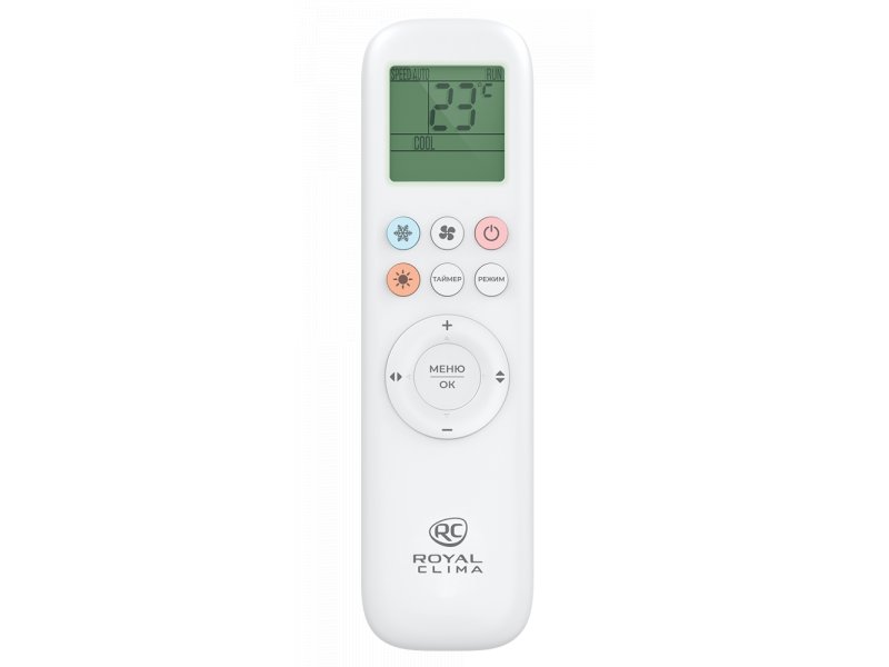 Пульт Royal Clima RCI-RND24HN с LCD дисплеем и кнопками режимов охлаждения обогрева вентиляции