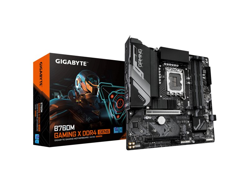 Gigabyte B760M Gaming X DDR4 Gen5 в фирменной упаковке GIGABYTE — комплект поставки RTL