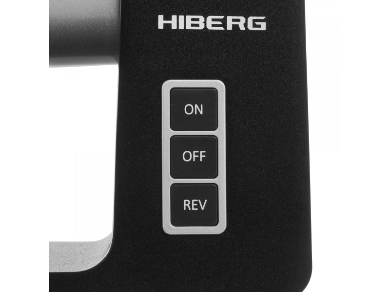 Hiberg MG-990 BS — панель управления с кнопками ON, OFF и REV (реверс)