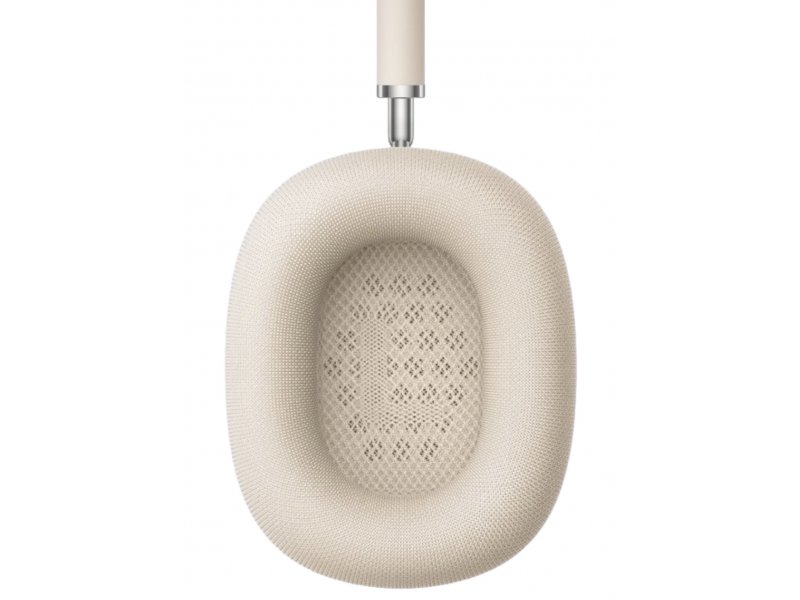 Apple AirPods Max 2 2026 текстильная ушная подушечка крупным планом съёмная конструкция стержень крепления