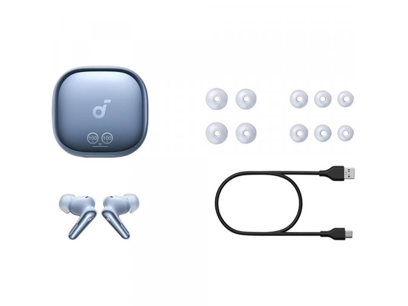 Soundcore Liberty 4 Pro &mdash; расположение микрофонов на корпусе наушника
