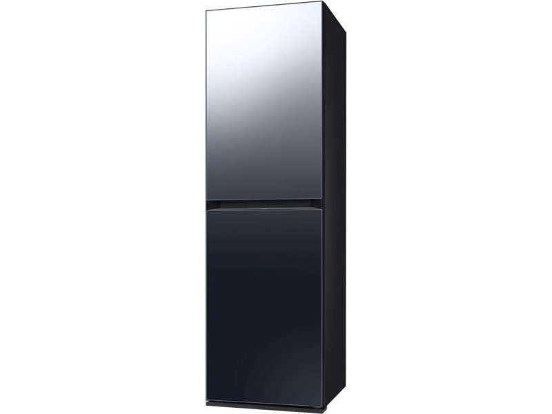 Samsung DF24CB9900CRLP AirDresser &mdash; боковой профиль, глубина корпуса 59,5 см, тёмно-серый корпус с зеркальной панелью