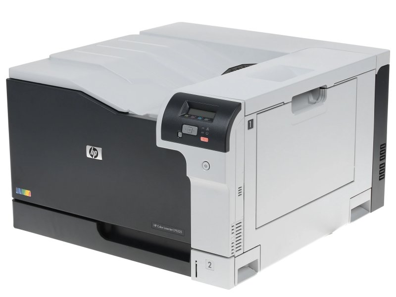 HP Color LaserJet Pro CP5225N — панель управления с 2-строчным ЖК-дисплеем