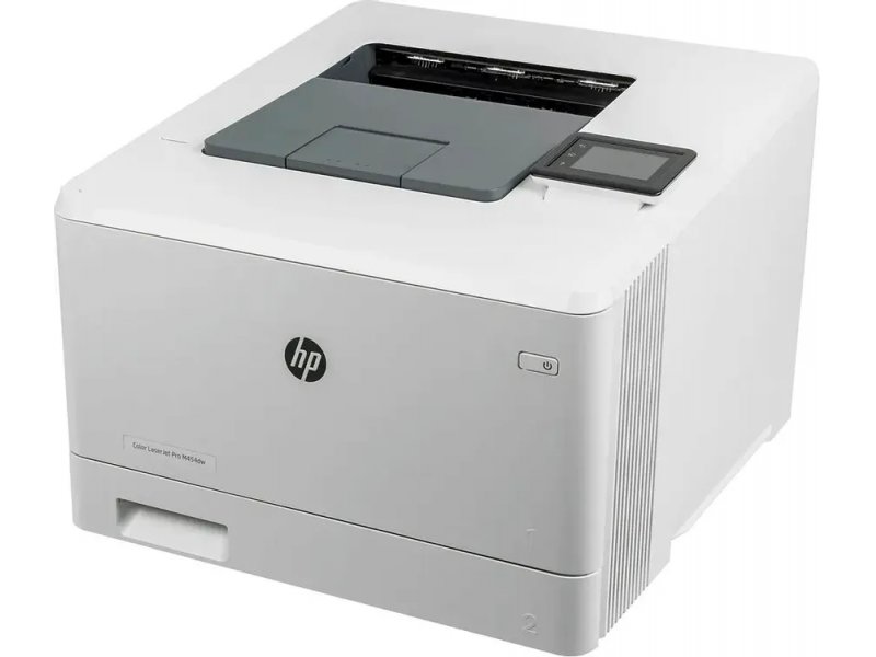 HP Color LaserJet Pro M454dw белый — настольный цветной лазерный принтер для офиса
