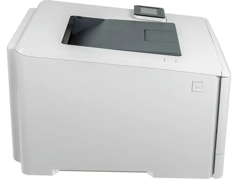 HP Color LaserJet Pro M454dw — разъёмы Ethernet RJ-45 и USB 2.0 на задней панели