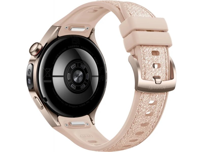 Huawei Watch 5 Soc-L29L — задняя панель с кольцевым блоком оптических датчиков ЧСС и SpO2, крепление ремешка