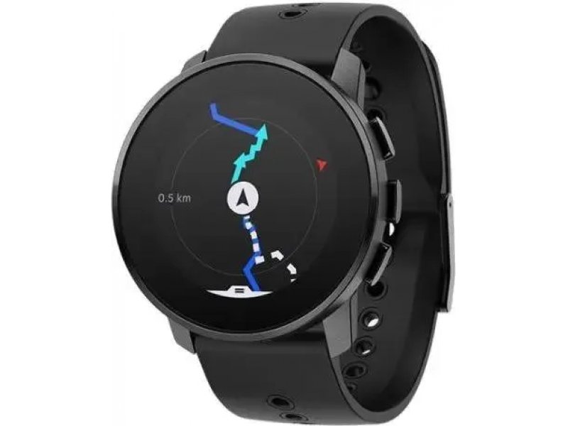 Suunto 9 Peak — интерфейс навигации с маршрутом 0.5 км и компасом