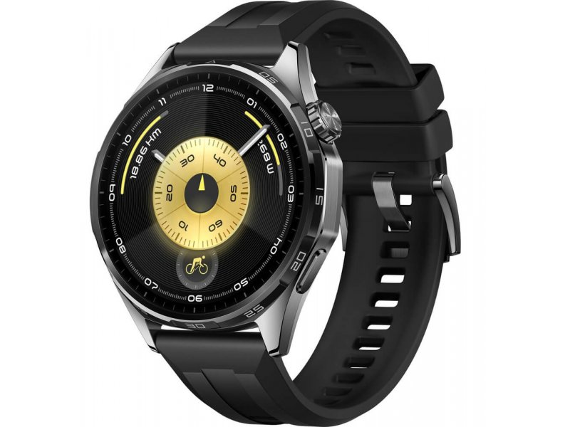 Huawei Watch GT 6 46mm чёрный круглый AMOLED-дисплей с аналоговым циферблатом