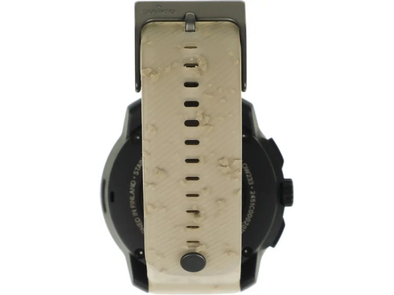 Suunto Race S Gravel Grey — вид сзади с разъёмом беспроводной зарядки