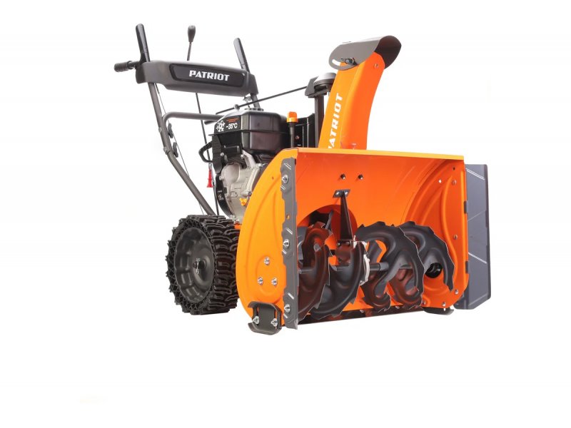Patriot PRO 11 KX бензиновый снегоуборщик 11 л.с. двухступенчатый шнек вид спереди