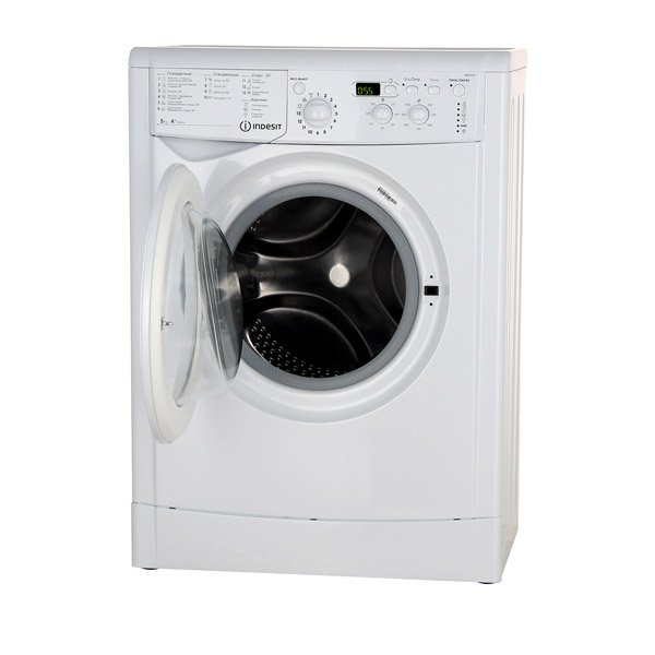 Indesit IWSD 51051 CIS с открытым люком &mdash; диаметр люка 30 см, вид барабана изнутри