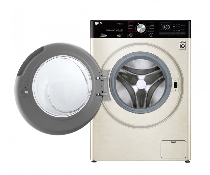 LG AIDD F2V5HS9B открытый люк 150 градусов барабан нержавеющая сталь загрузка белья