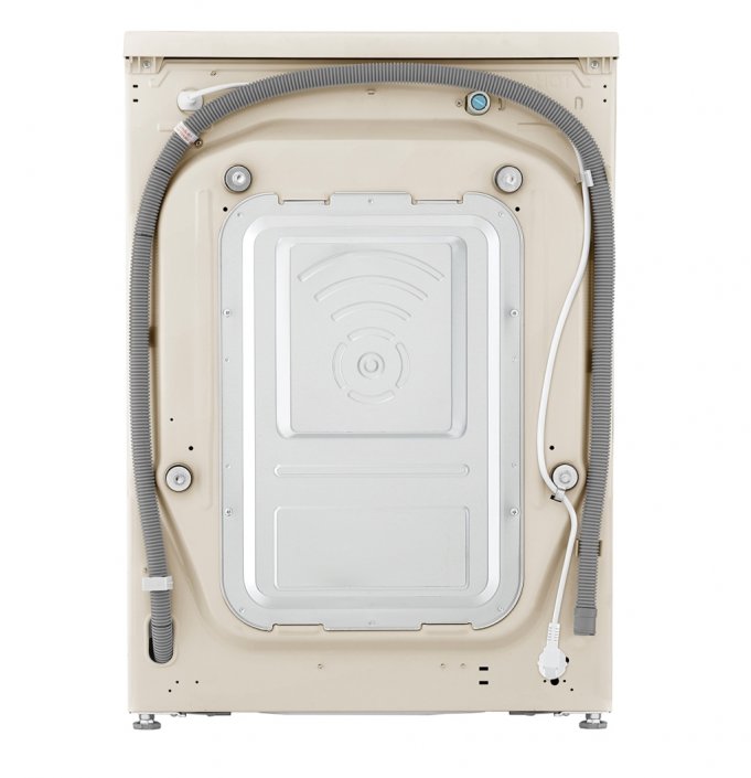 LG AIDD F2V5HS9B задняя панель шланги подключения воды и слива конструкция подставки