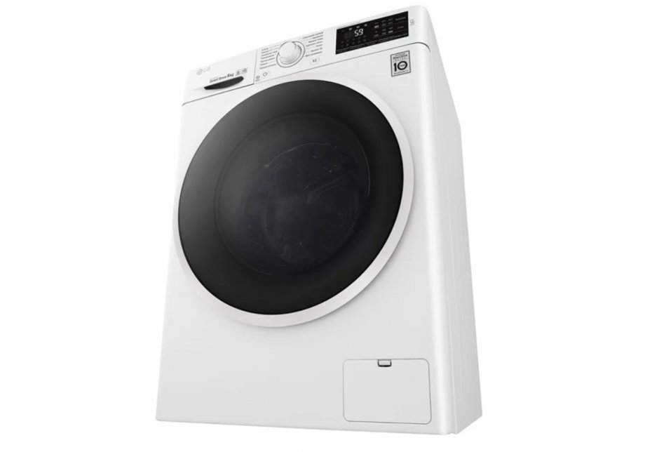 LG F2J6TN0W боковой профиль правый вид толщина корпуса 56 см стандартный форм-фактор