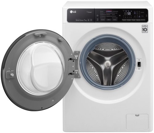 LG F2H5HS6W открытый люк внутренняя поверхность барабана перфорация трёхсекционная конструкция