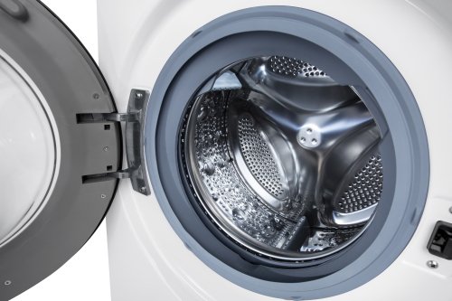LG F2H5HS6W крупный план перфорированного барабана трёхсекционный дизайн