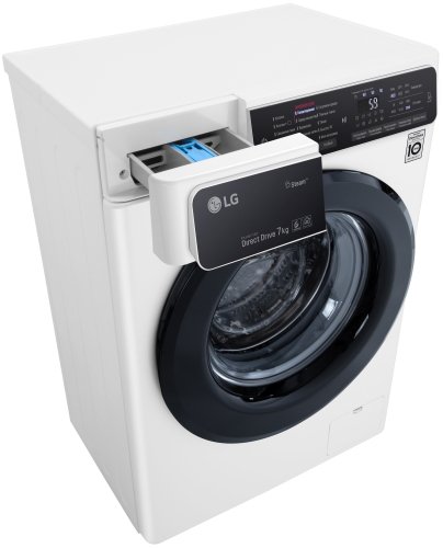 LG F2H5HS6W открытый лоток для порошка и кондиционера полный рост машины