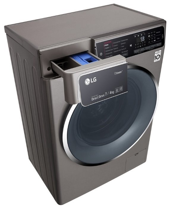 LG F2H7HG2S глубина 41 см установка в узкую нишу ванной комнаты