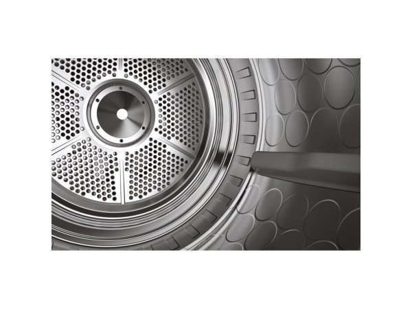 Asko T608HX.W Soft Drum — детальный вид перфорированной поверхности барабана с мягким покрытием