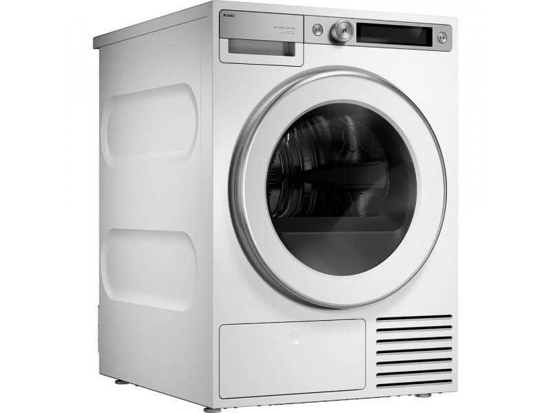 Asko T710HUXLW.P вид сбоку &mdash; тонкий профиль белого корпуса серии Style