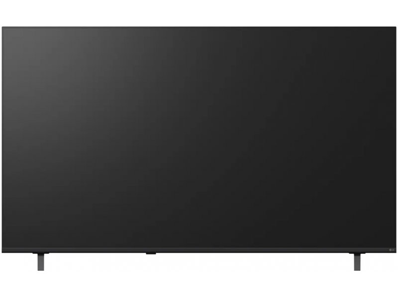 LG 75NU900B6LA — вид спереди с выключённым экраном, минимальные рамки