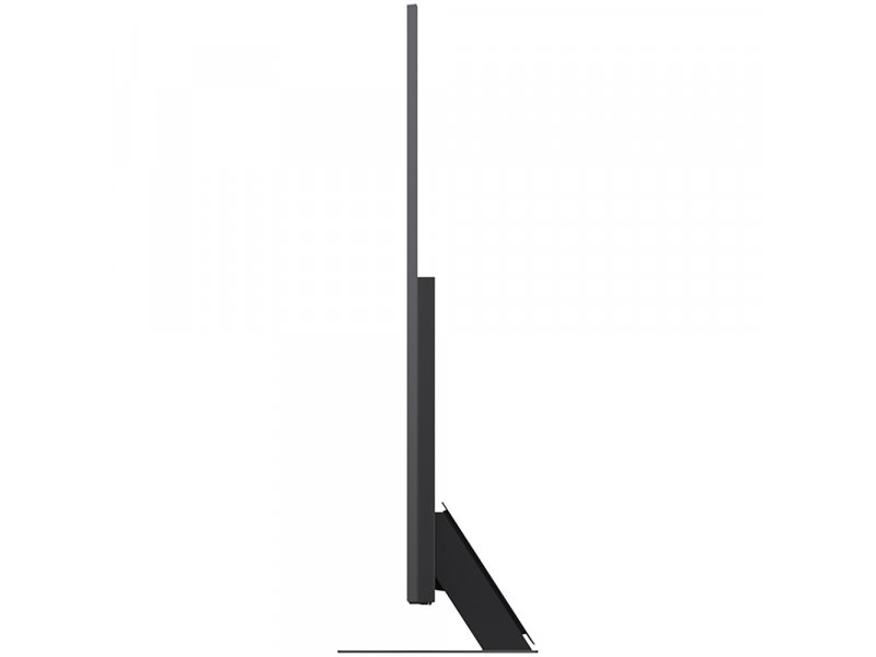 LG 86MRGB86B &mdash; тонкий корпус и крепление подставки, детальный вид