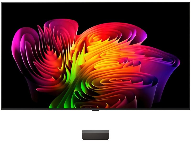 LG OLED83W69RLA 83 дюйма — OLED evo панель с абстрактным тестовым изображением