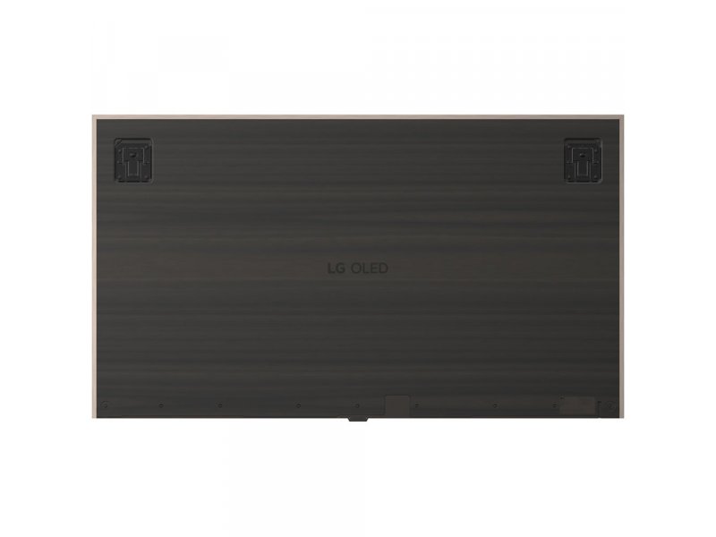 LG OLED83W69RLA задняя панель — маркировка LG OLED и крепёжные элементы