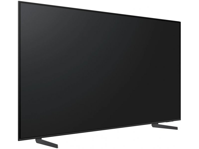 Samsung QE100QN70H — боковой профиль с выключенным экраном, минималистичный дизайн корпуса