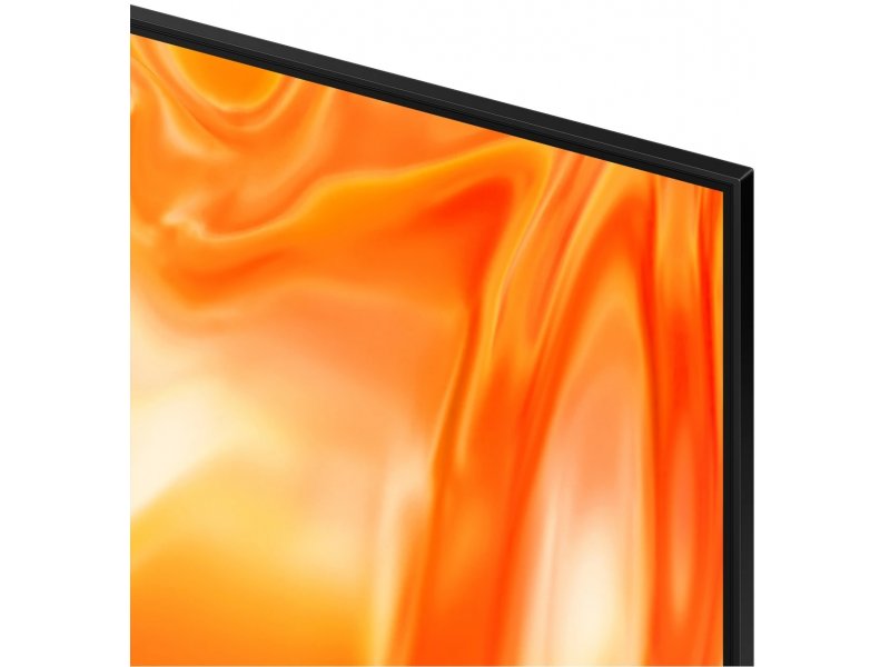 Samsung QE43QN70H — крупный план тонкого профиля рамки и чёрного корпуса