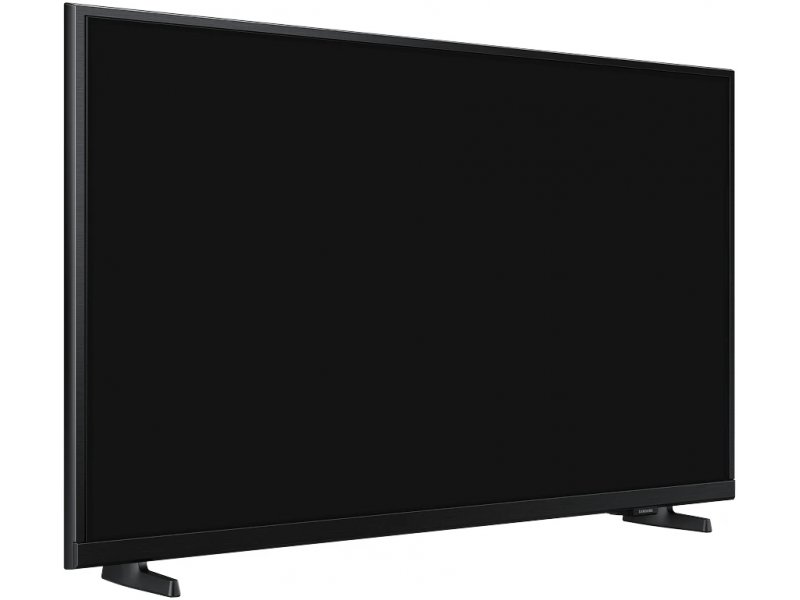 Samsung QE43QN70HAUXPY боковой профиль — подставка и конструкция корпуса с выключенным экраном