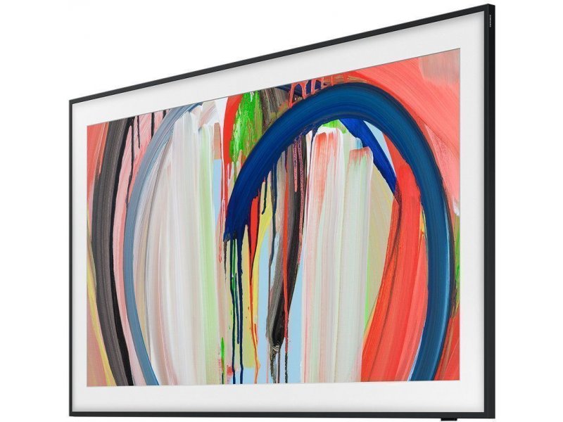 Samsung The Frame QE65LS03H — левый боковой профиль, тонкий корпус 65 дюймов