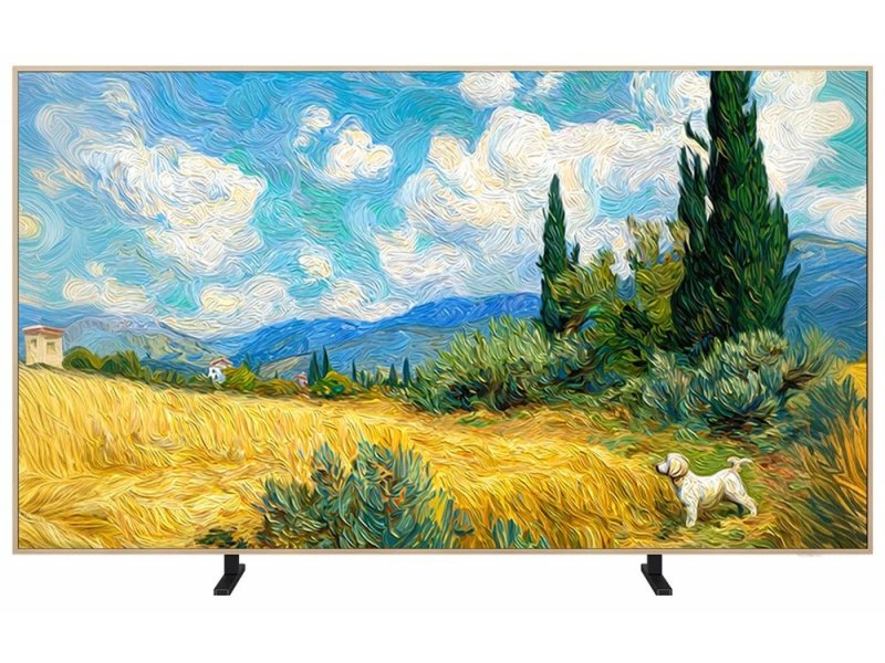 TCL 85A400 Pro вид спереди на подставке — QD Mini LED телевизор 85 дюймов 4K