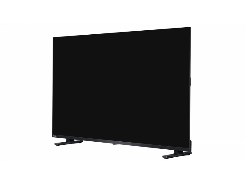 Toshiba 40V37SE боковой профиль справа — тонкий корпус и минималистичный дизайн на подставке