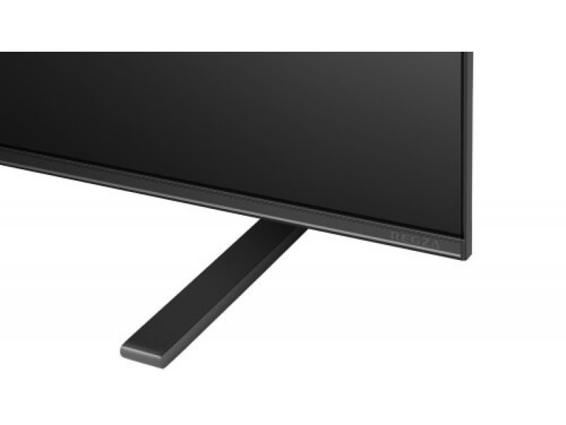 Toshiba 65Z570SE — конструкция подставки и профиль корпуса сбоку