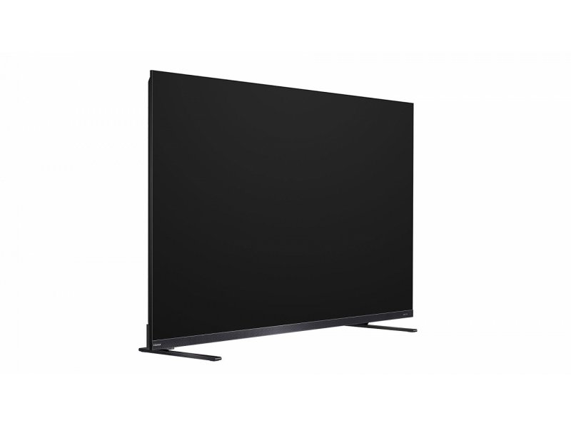 Toshiba 65Z770RE вид сбоку справа — тонкий профиль корпуса и конструкция подставки
