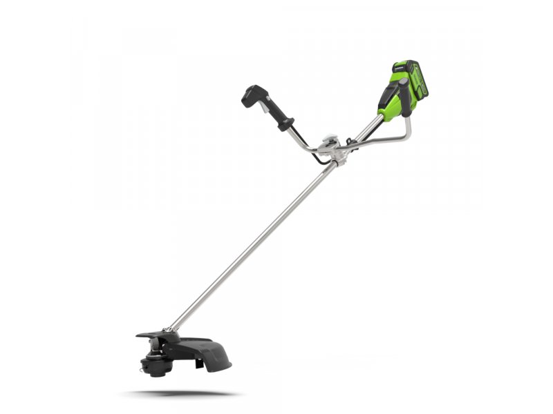 Greenworks GD40BCB аккумуляторный триммер 40В с U-образной рукояткой и режущей головкой