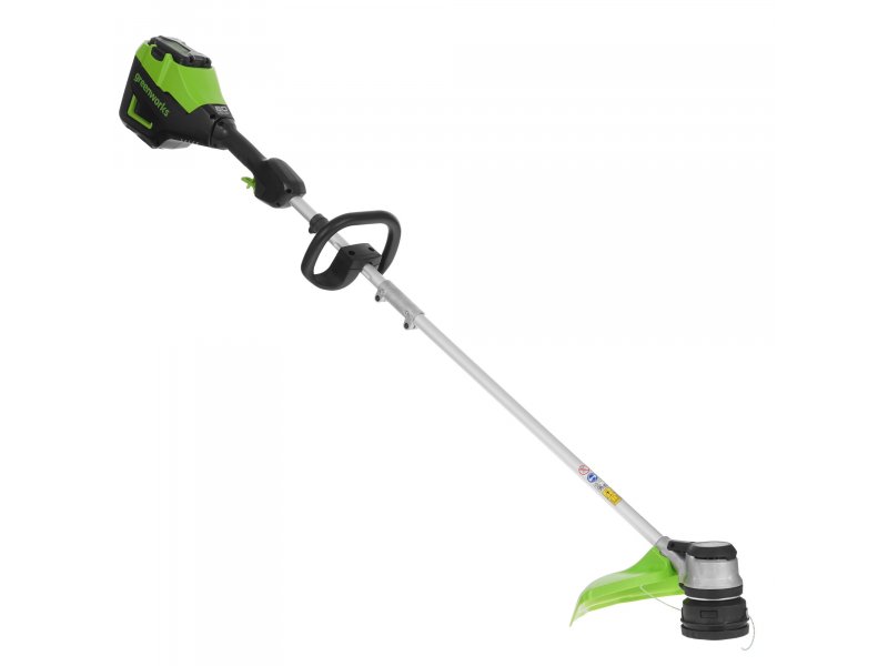 Greenworks GD60LTK4 аккумуляторный триммер 60V общий вид спереди