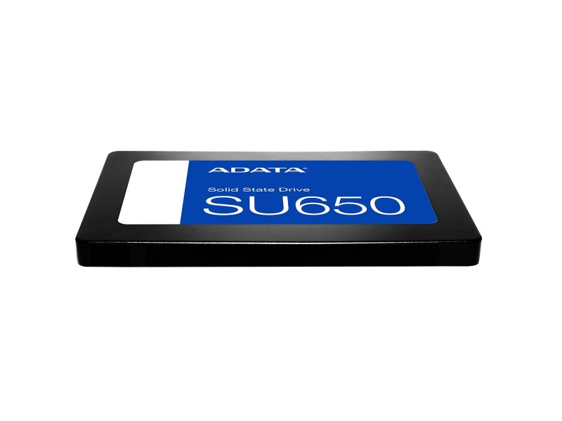 ADATA SU650 2TB вид сверху &mdash; минимальная высота корпуса 7 мм для ультратонких ноутбуков