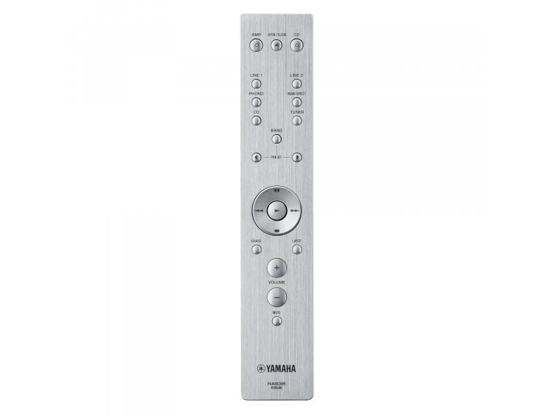 Yamaha A-S1200 Silver &mdash; вид сзади, разъёмы и клеммы подключения акустики